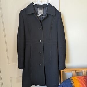 J. Crew Women's Classic Black Trench Coat